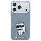 Karl Lagerfeld Smooth Choupette Sketch MagSafe Case for iPhone 18 Pro Max / 17 Pro Max, Light Blue