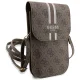 Guess 4G Stripe Phone Handbag, Brown