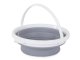 Collapsible Silicone Bucket 5L – Gray-White