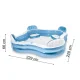 Intex 56475 Inflatable Garden Pool with Seats, 229x229 cm