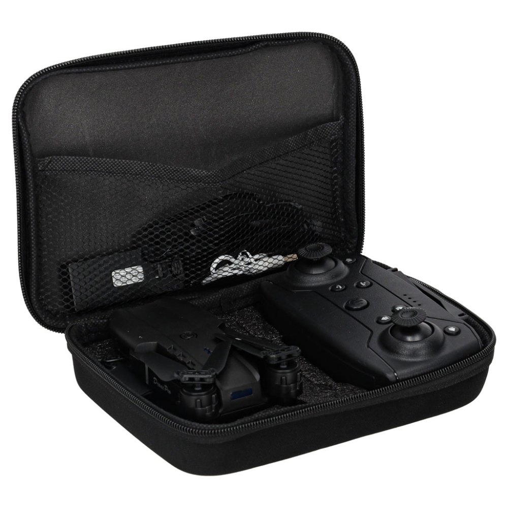 E99 Pro RC Drone with Dual 720P Camera and Case, Graphite (1)