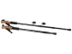 Anti-Shock Nordic Walking Pole Stick Set 2pcs, Black