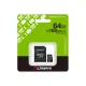 Kingston Canvas Select Plus 64GB MicroSD Memory Card 100MB/s with Adapter, black