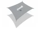 Garden Patio Waterproof Sun Shade Sail Awning Canopy 4x3m, Gray