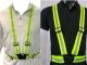 Reflective Safety Harness for Running Cycling Motorcycle, High Visibility Green