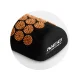 Acupressure Mat and Pillow Set Neo-Sport NS-901, Black and Gold