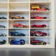 Kruzzel Wooden Shelf for Toy Cars 54 Compartments (Pine)