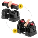 4FIZJO Adjustable 2-in-1 Dumbbell and Barbell, 2.5–40 kg