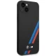 BMW Silicone Slanted Stripes Case for iPhone 14 Plus / 15 Plus, Black