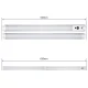 Maclean MCE245 Under Cabinet LED Light, 2 Modules with Remote