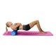 4FIZJO PENTAGRAM Yoga Massage Fitnes Pilates Foam Grid Roller 90cm, Black