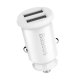 Baseus Grain Car Charger 2x USB 5V 3.1A, White