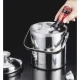 Insulated Stainless Steel Ice Bucket with Tongs and Spoon Ruhhy, 1.3L