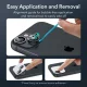 Apple iPhpne 15 / 15 Plus Esr Back Camera Lens Tempered Glass Protector, Black