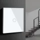 Maclean MCE710W Single Touch Light Switch, Intermediate / 2-Way, Tempered Glass, White