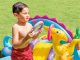 Inflatable kids pool with slide and fountain, INTEX 57135