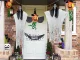 Halloween Hanging Decoration, Ghost with Mask, 90 cm, Black/White