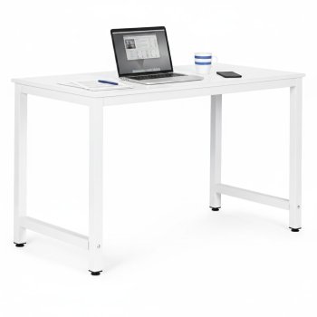 ModernHome Computer Desk 120x60 cm for Home Office and Study, white