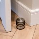 Heavy freestanding door stopper with rubber rings, 7.5 cm