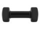 4Fizjo Classic Cast Iron Dumbbells with Vinyl Coating, 2 x 3 kg, Black