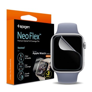 Apple Watch 4 / 5 / 6 / 7 / 8 / Se ( 40 / 41 mm ) Spigen Neo Flex Hydrogel Screen Protector 3 pcs.