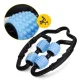 4FIZJO Body Massage Roller with Studs, Black/Blue