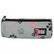 Bambino St. Right School Pencil Case with Paws, Grey