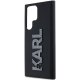 Karl Lagerfeld Samsung Galaxy S24 Ultra Case 3D Logo Glitter, Black