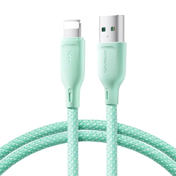 Joyroom Multi-Color S-A34 USB-A to Lightning Cable 3A 1m Green