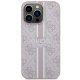 Guess iPhone 13 / 13 Pro vāciņš 4G Printed Stripes MagSafe, rozā