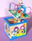 Wooden Activity Cube Shape Sorter with Bead Maze Jhtoy-423