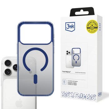 3mk Frosty MagCase for iPhone 17 Pro, Blue