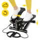 Compact Twist Mini Stepper 4FIZJO LITE with Resistance Bands, Black