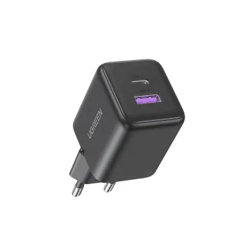 Ugreen X516 30W GaN Wall Charger 1x USB-A, 1x USB-C, Gray