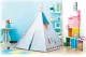 Children\'s tipi play tent with window and wooden frame, ECOTOYS