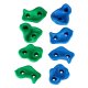 Kids Climbing Holds 20 Pack with Mounting Hardware for Climbing Wall, Colourful