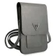 Guess Saffiano Triangle Smartphone Bag & Wallet, Gray