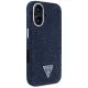 Guess Denim Triangle Logo MagSafe Case for iPhone 16 - Blue