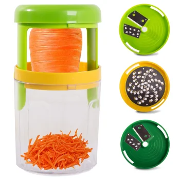 Spiral Vegetable Slicer and Grater, 16x8.5 cm