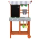 Lulilo Sableto Wooden Garden Mud Kitchen for Kids with Accessories, 110.5 cm