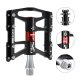 Rockbros JT410 Bicycle Pedals with 4 Bearings, Black