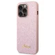 Guess iPhone 14 Pro Max Case Glitter Script, Pink
