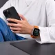 Tech-Protect Silicone Line Strap for Apple Watch (44 / 45 / 46 / 49 mm), Orange