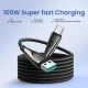 Joyroom Pioneer Series SA31-AC6 USB-A to USB-C Cable 100W 1.2m Black