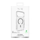 Puro Lite Mag Case for iPhone 17 Pro with MagSafe, Transparent with Gray Ring