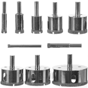 Bigstren 00021641 Diamond Hole Saw Set, 10 pcs