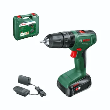Bosch EasyImpact 18V-38 Cordless Combi Drill with 1x 2.0 Ah Battery, Charger and Case