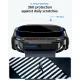 Spigen Rugged Armor Case and 9H Tempered Glass for Apple Watch Ultra 49mm, Matte Black
