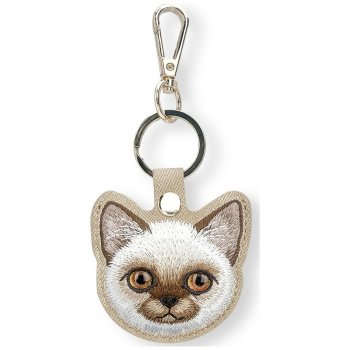 Nimmy New Big Eyed Pet 2.0 Cat Tracker Case, Brown