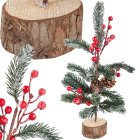 Small Tabletop Christmas Tree Decoration for Desk and Table Centerpiece